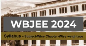 WBJEE Syllabus